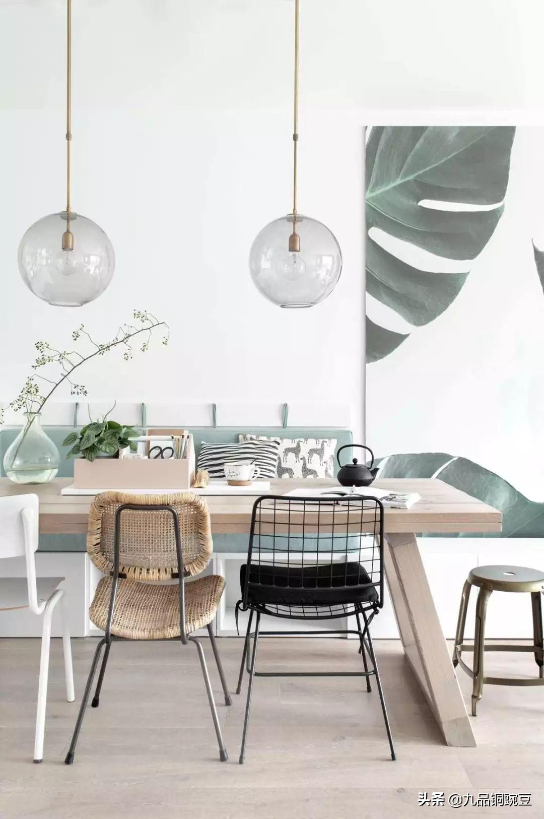 新中式客餐厅混搭风,餐厅装修家居混搭