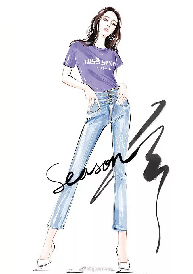 精美水墨插画,那些浪漫的水墨画插画