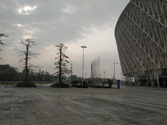 惠州鸟巢图片,惠州金山湖奥体