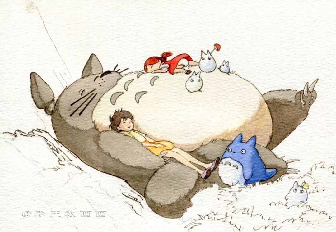 龙猫宫崎骏参考真实龙猫吗,宫崎骏龙猫画画作品