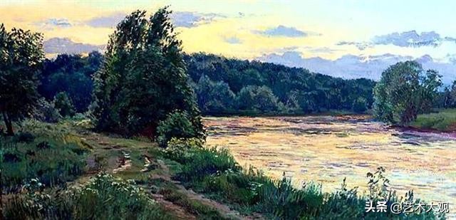 最美的俄罗斯风景油画作品欣赏,寂静粗犷的俄罗斯风景油画欣赏