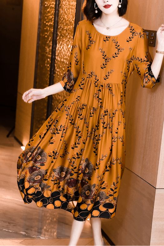 香云纱连衣裙短了怎么办,香云纱连衣裙下边怎么处理