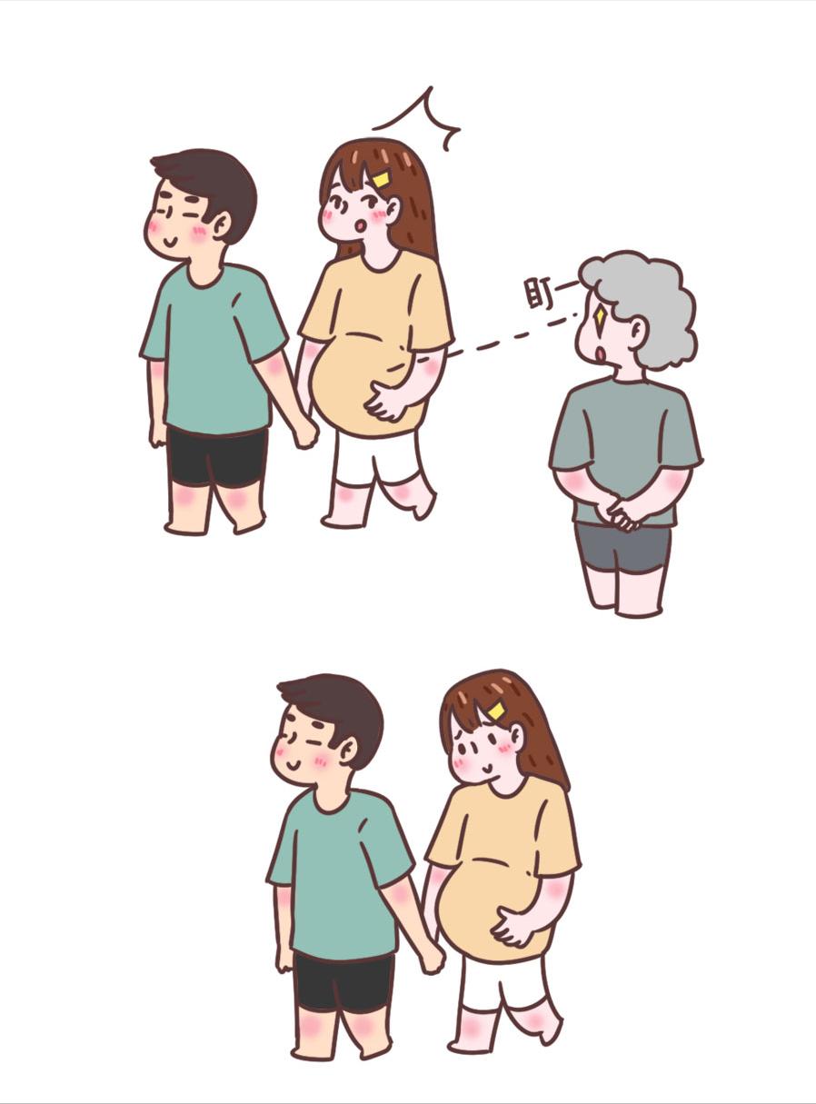 孕妇大肚子漫画,漫画孕妇大肚子