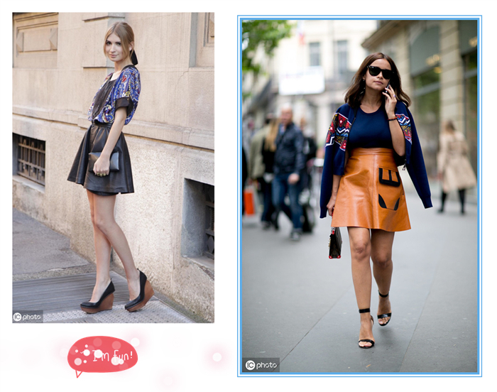 时髦单品“皮裙”，学会选款+搭配，让你的穿搭性感与时尚并存