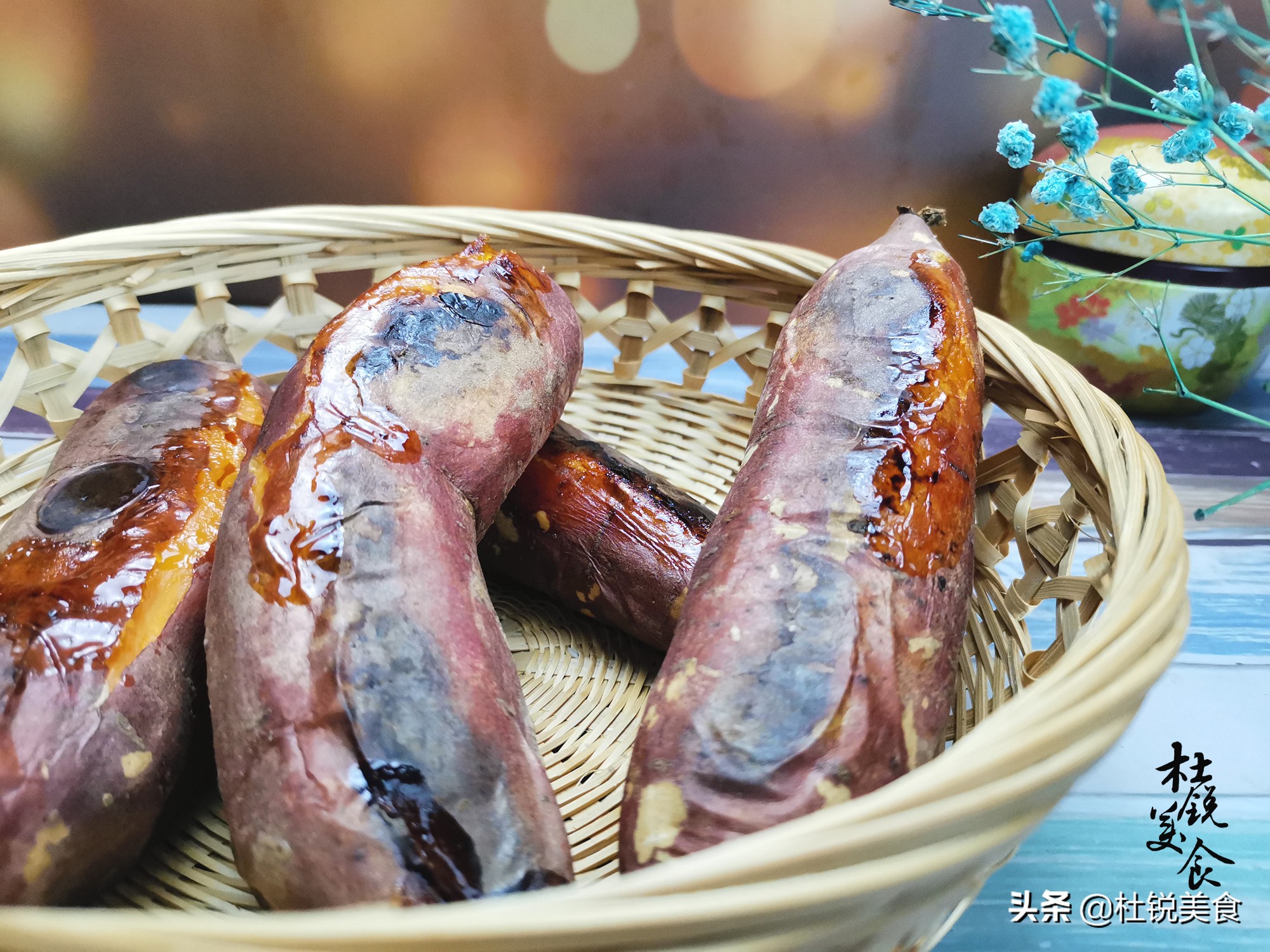 在家烤红薯最好吃的做法,自制烤红薯最好吃的做法