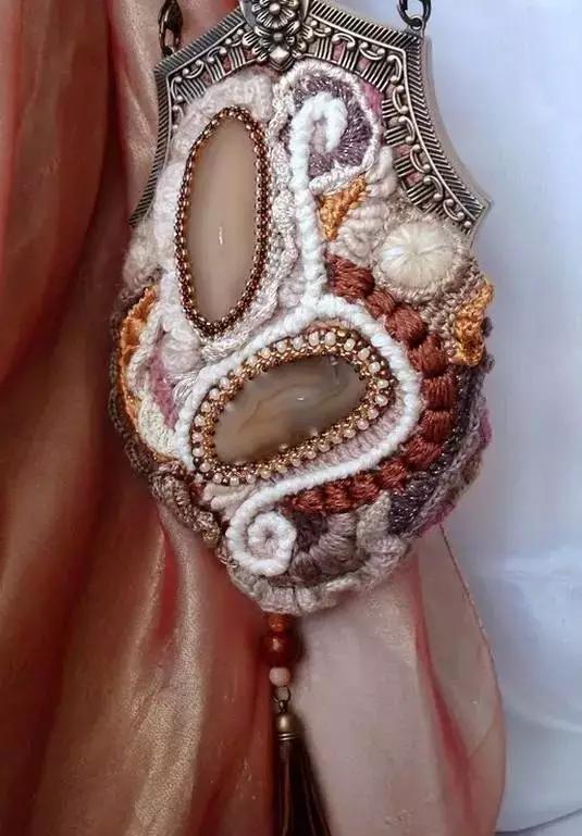 31款超美的爱尔兰钩花包，绝对让你爱不释手，独特的美！附教程