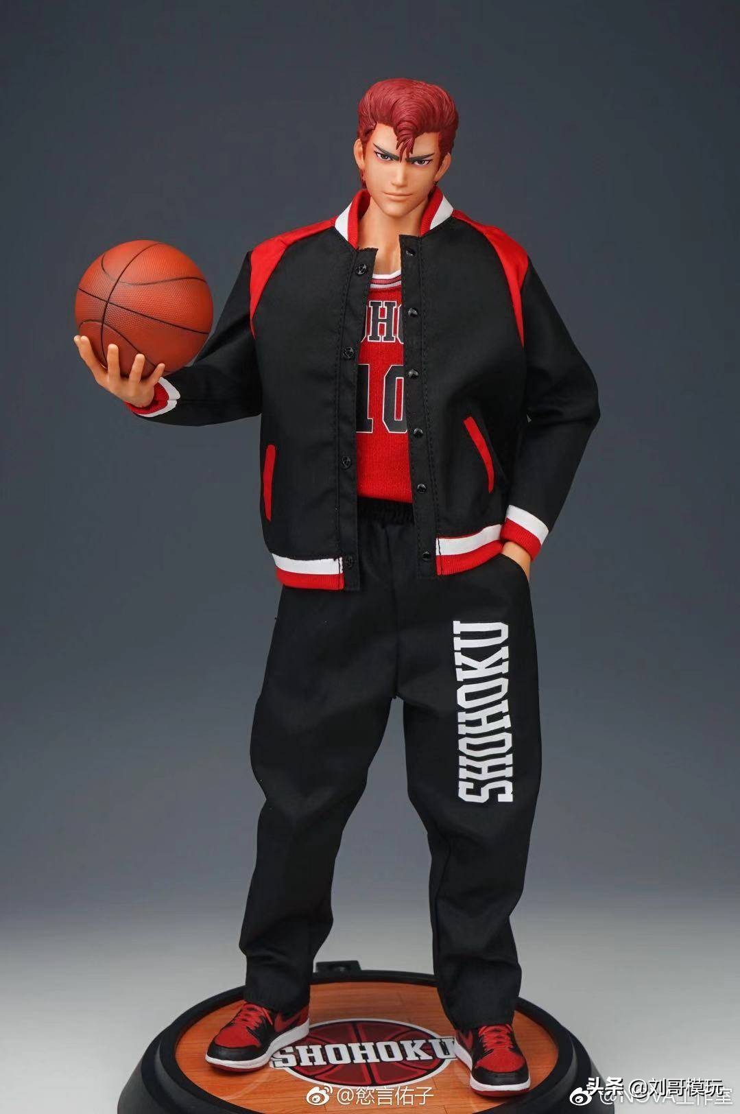 灌篮高手樱木花道可动人偶,灌篮高手樱木花道寸头手办