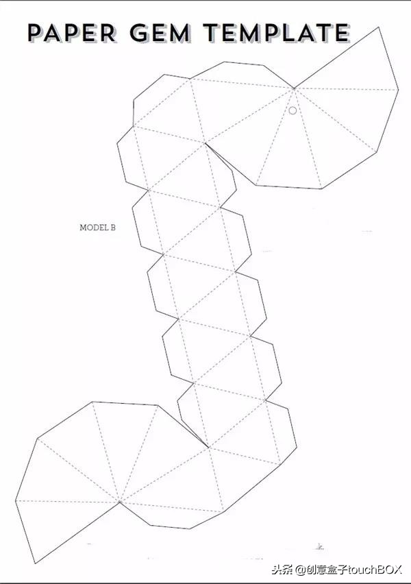 立体宝石diy做法,立体装饰品手工折纸制作