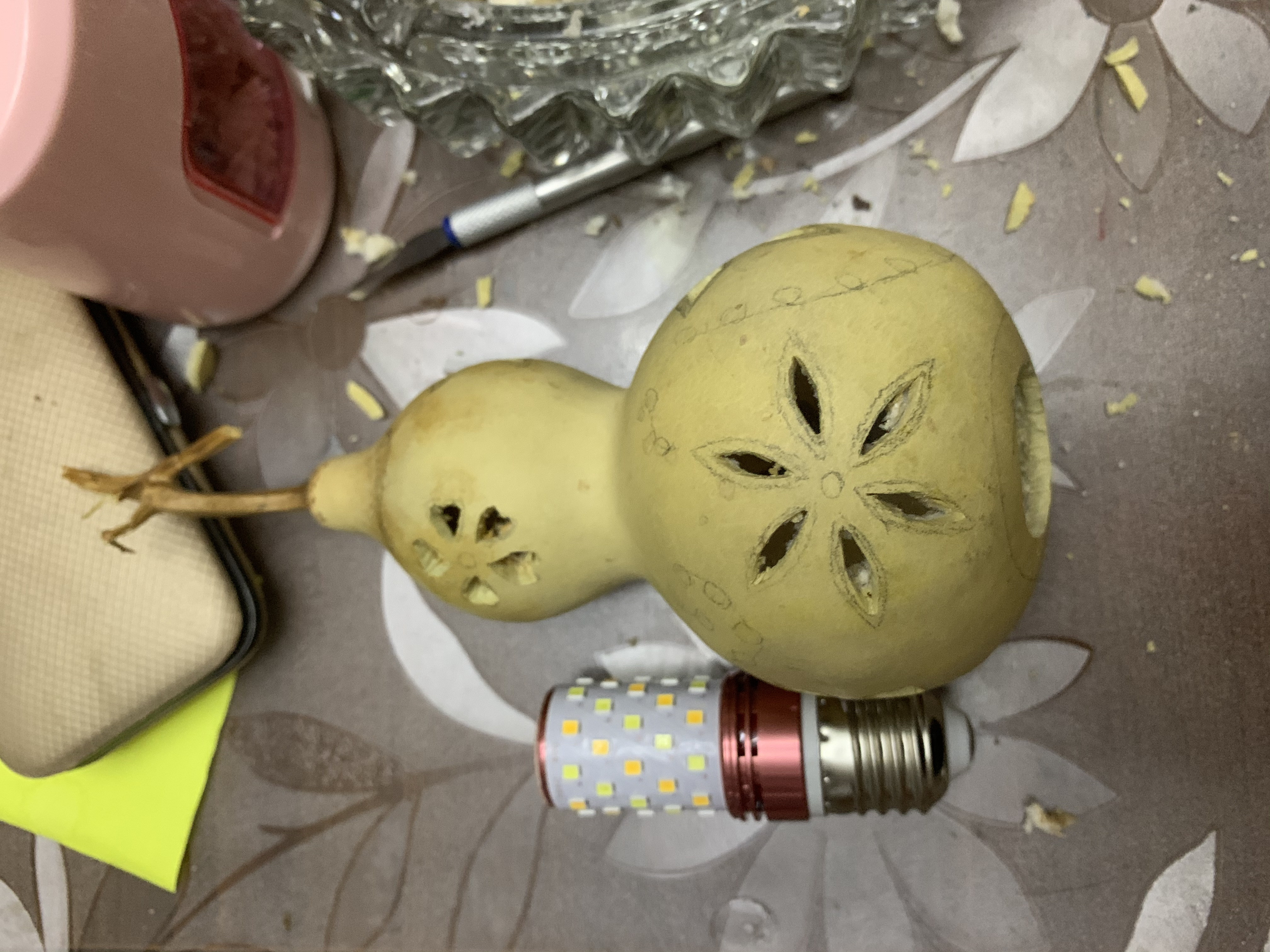 diy葫芦灯底座制作方法,自己做葫芦灯教程