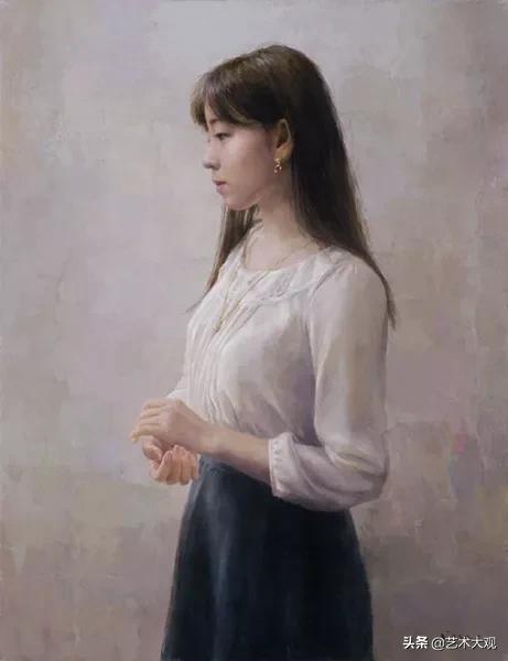 木原和敏人物油画,日本画家超写实人物油画欣赏