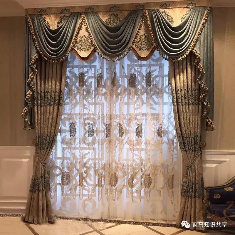 30厘米水波帘头,最漂亮的水波帘头