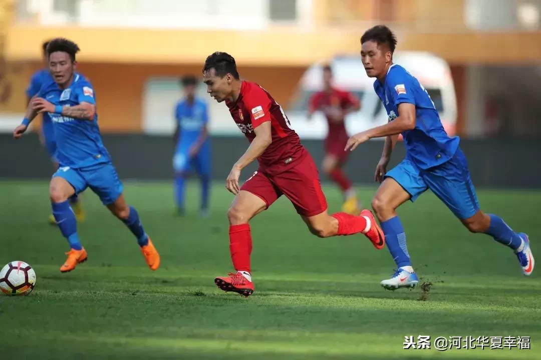 广州富力vs河北华夏幸福2比2,张利峰进球