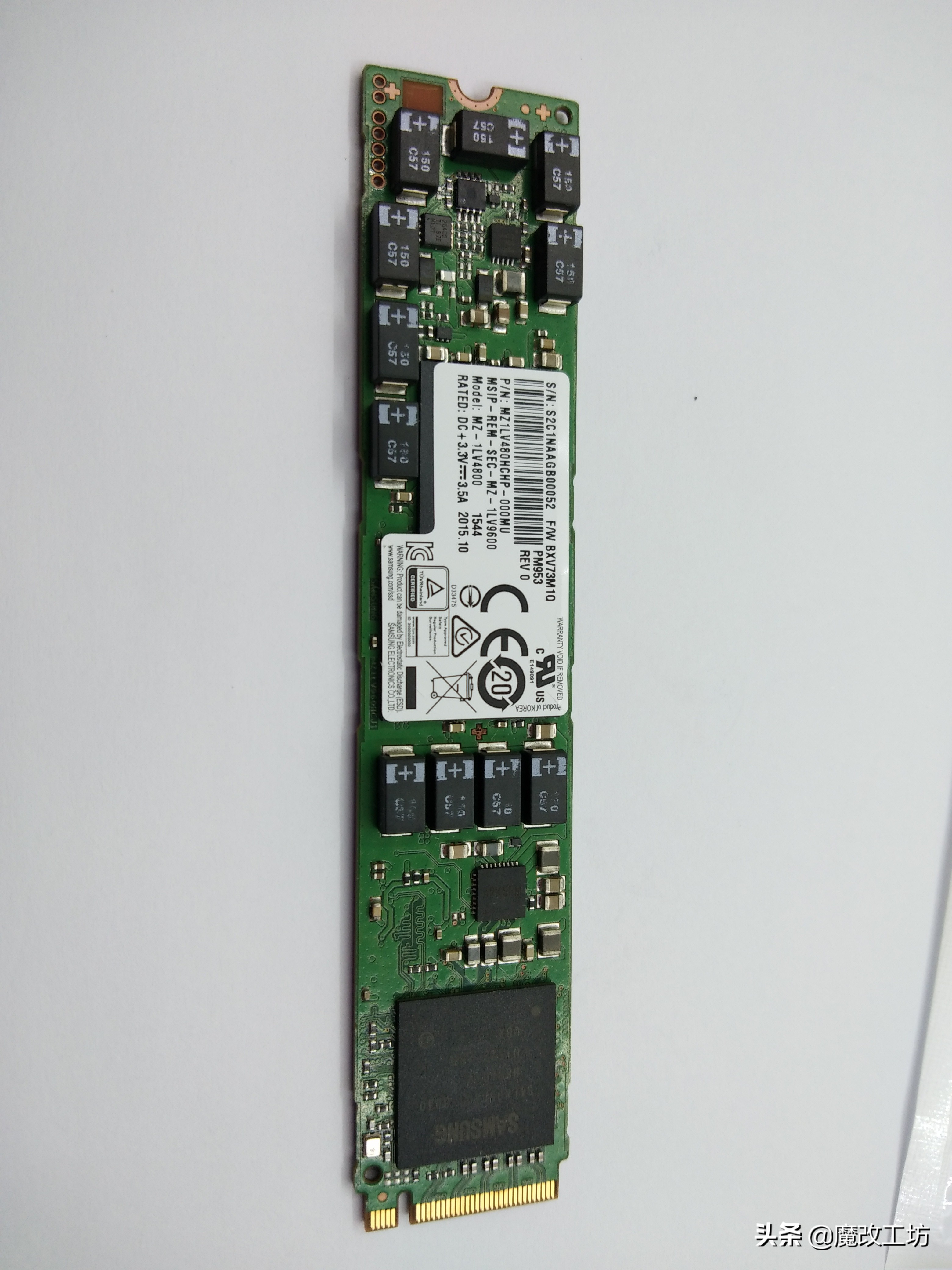 三星固态硬盘拆解全过程,三星固态硬盘拆机