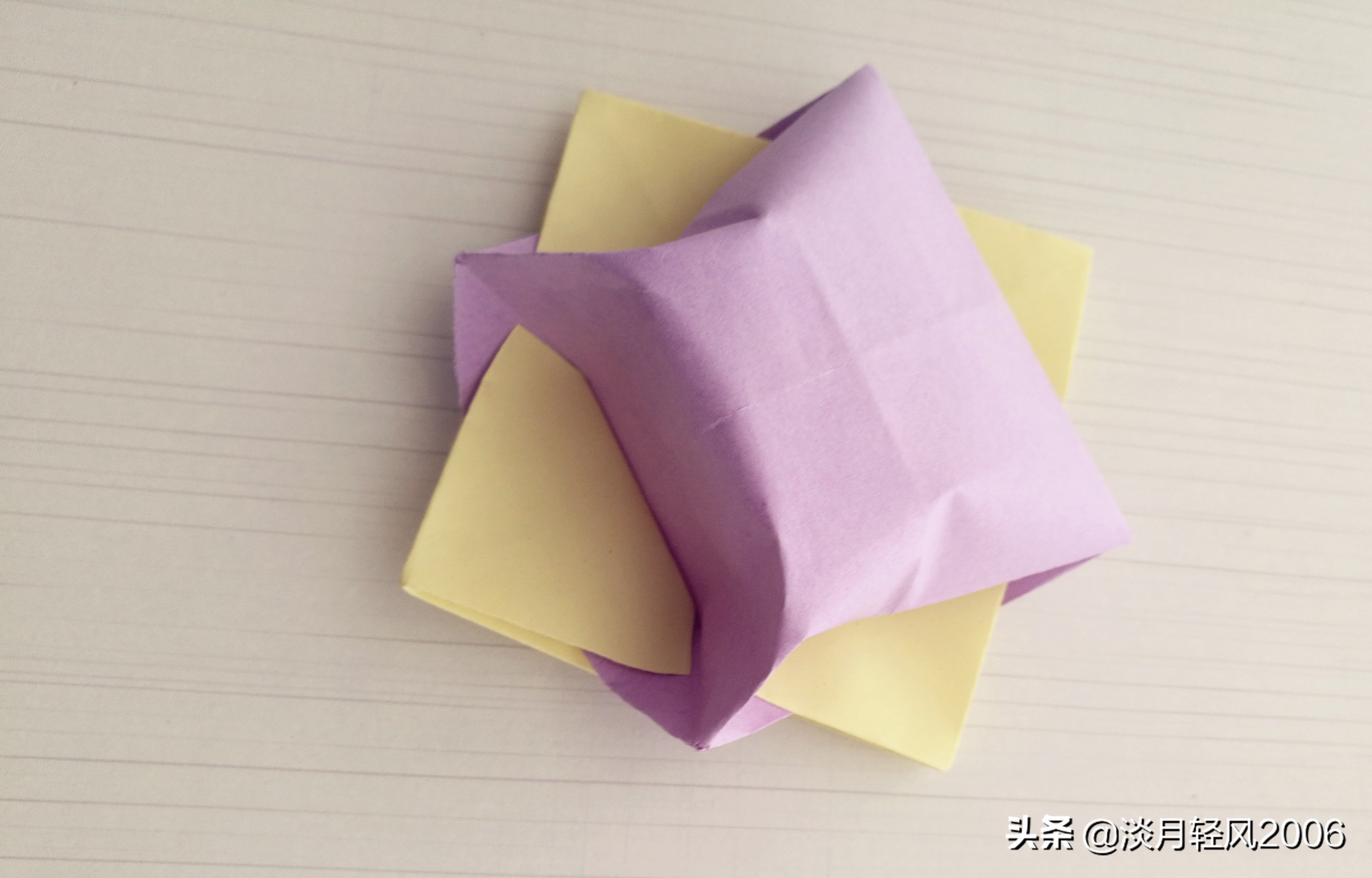 手工DIY制作花篮,简单折少女心的手工