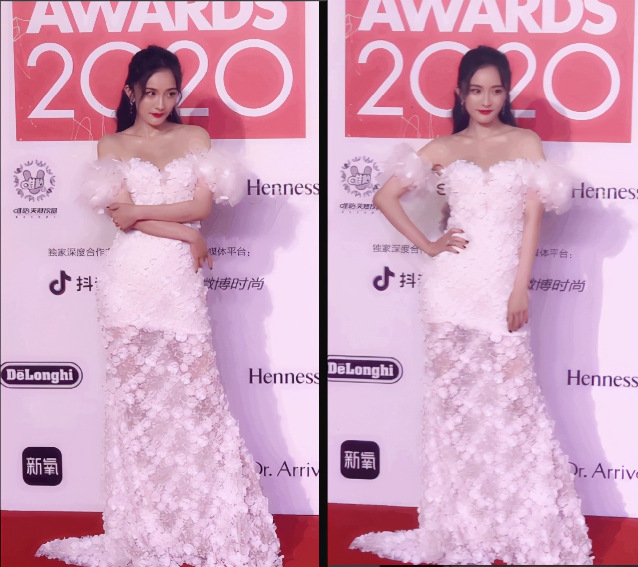 红毯造型，唐嫣林允的公主风不灵了？乔欣钟楚曦争做复古港风美人