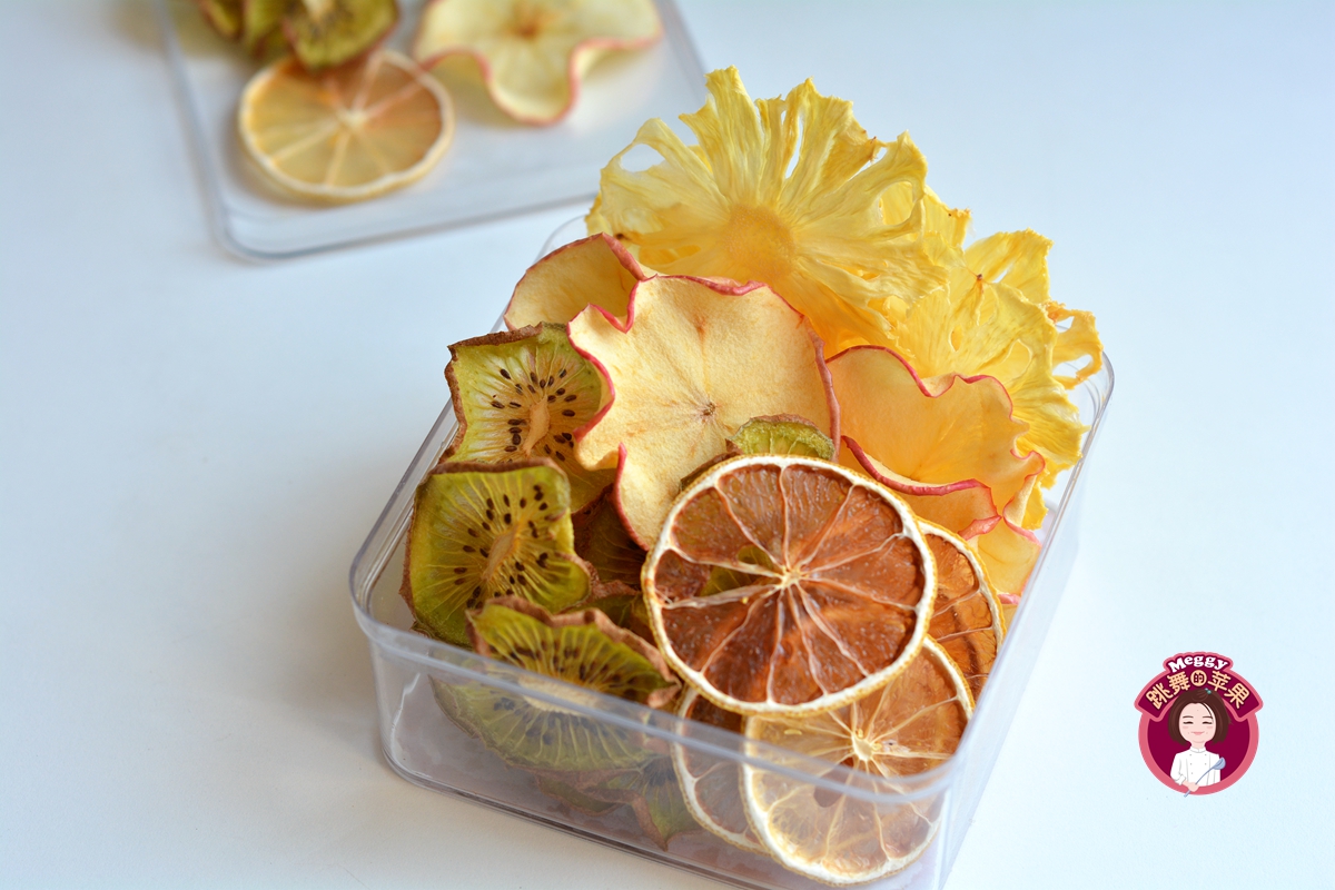 自制水果干不需要烤箱快速风干,水果干零食制作不用晒