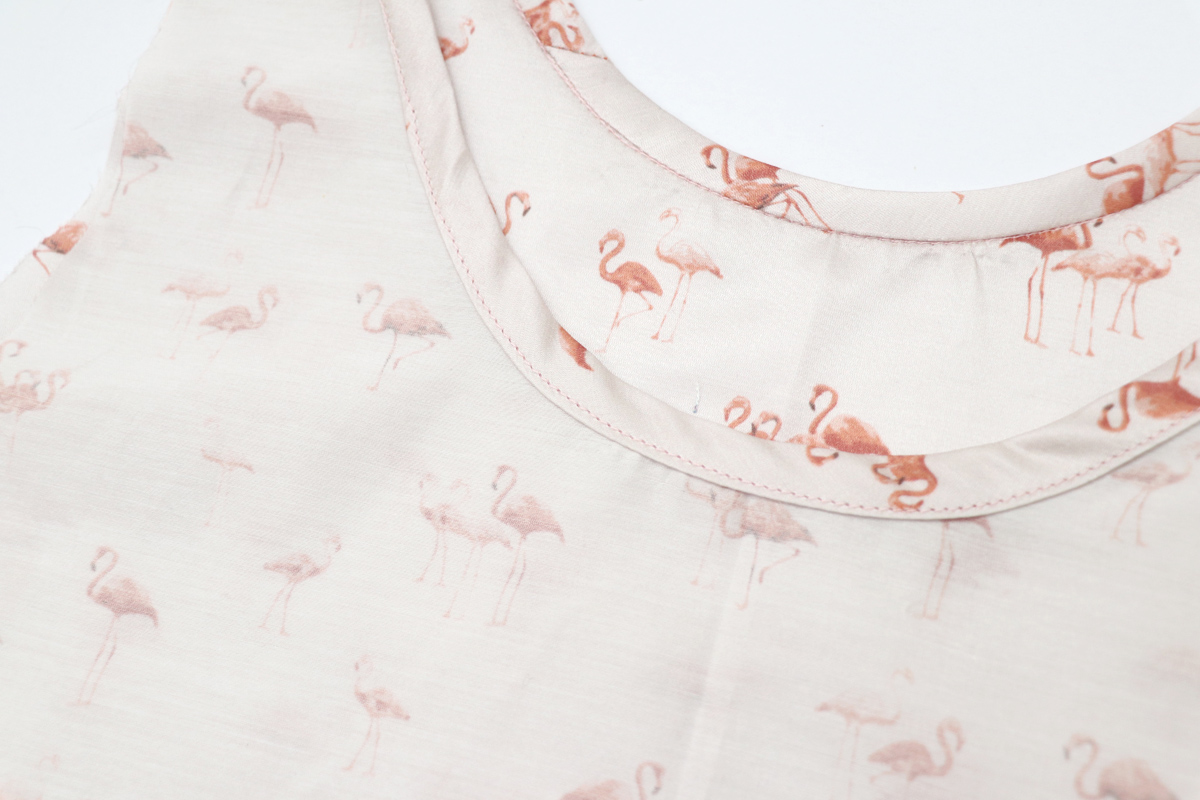 领口缝合法,收缩领口缝法视频教程