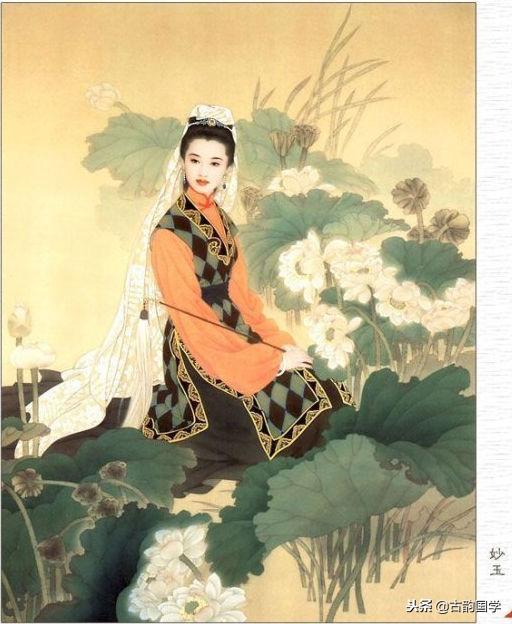 中国古典百美诗画（上）：一位佳丽一首古诗，可谓赏心悦目，收藏