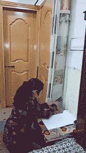 空中一字马搞笑图,一个突如其来的一字马