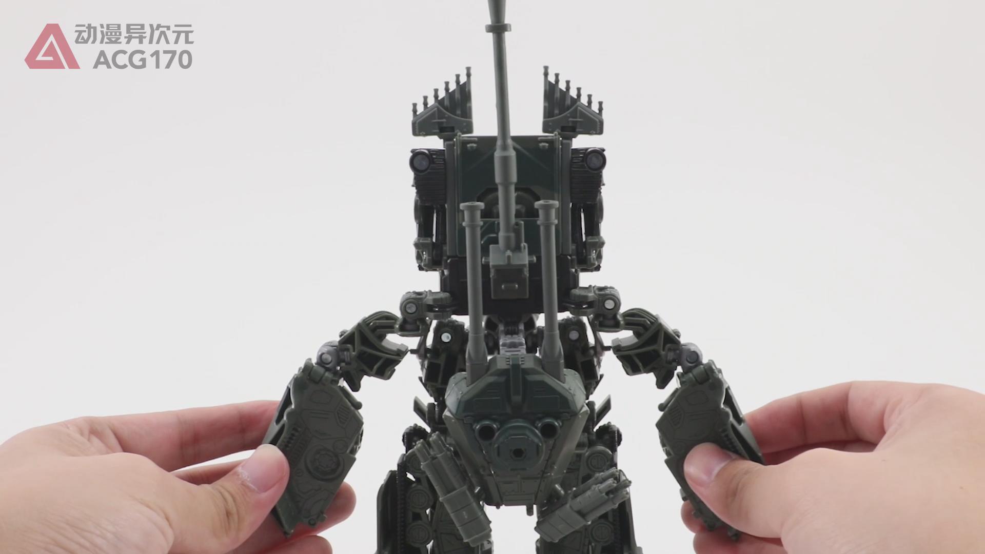 电影变形金刚1擎天柱玩具测评,变形金刚中能变坦克的霸天虎