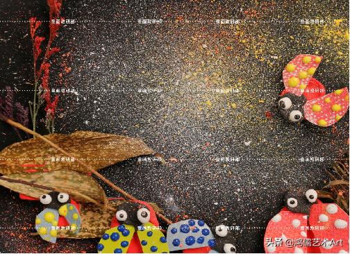 瓢虫历险记创意美术作品,七星瓢虫历险记教程