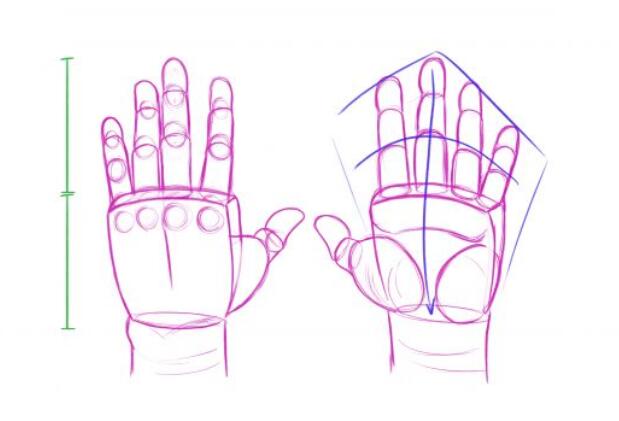 人物漫画手的画法,漫画人物手的100种画法