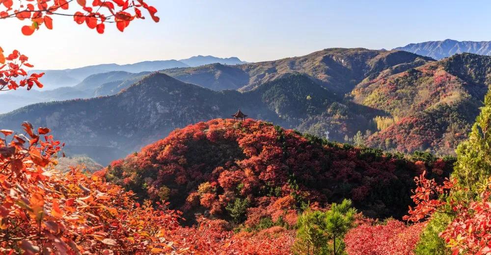 灵山秀水度深秋,灵山秀水堪称世外桃源
