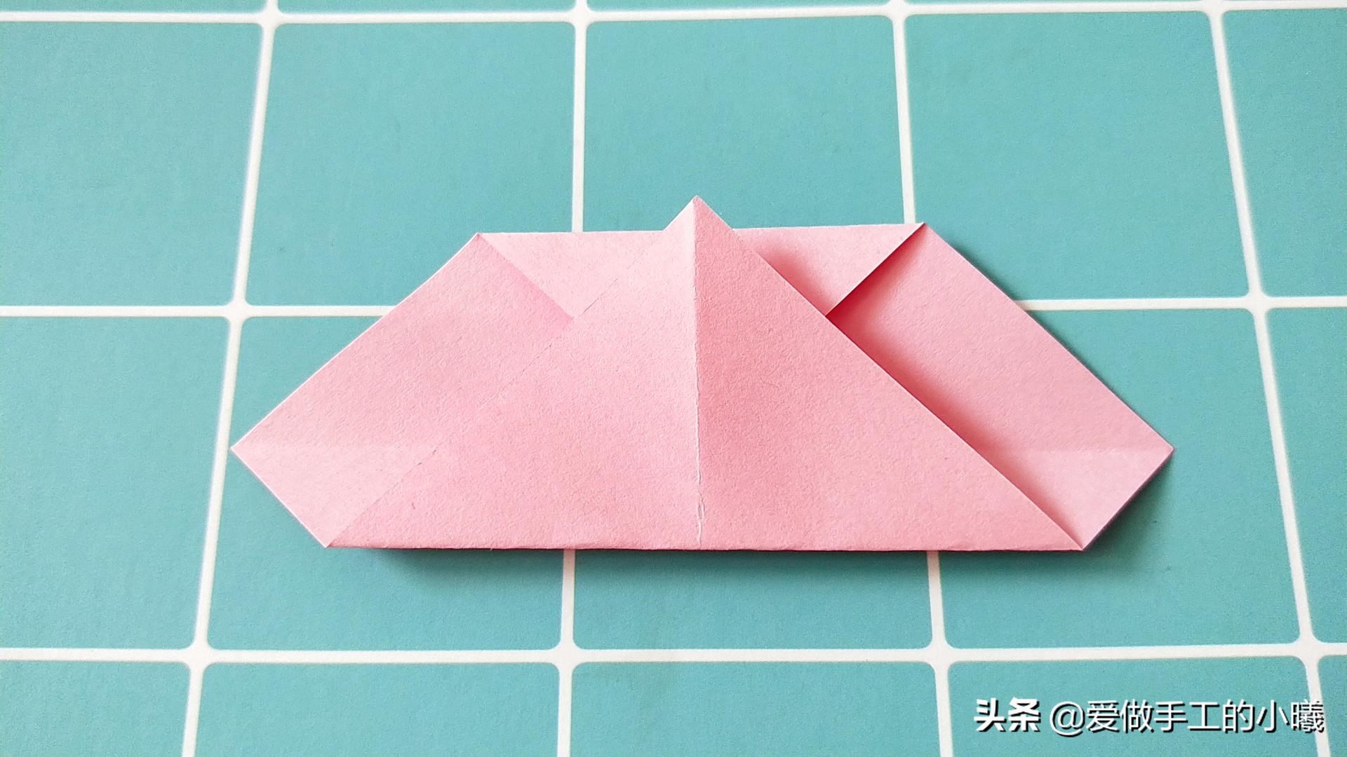 手工折纸爱心戒指简单又好看,折纸戒指简单方法大全图解