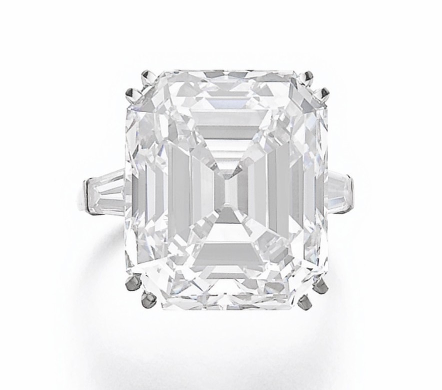 杨颖钻戒,海瑞温斯顿圆形钻戒图形