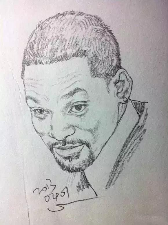 速写看一眼画一笔,用速写的方法画肖像画