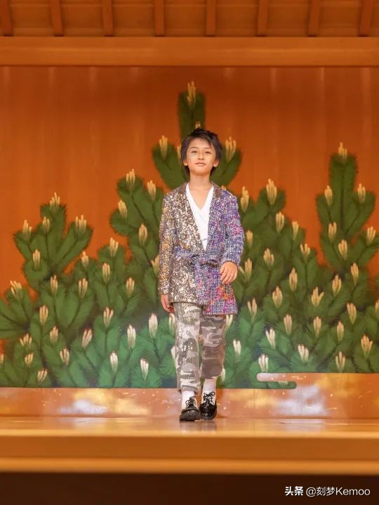 北美国际时装周儿童秀场,国潮时装周儿童