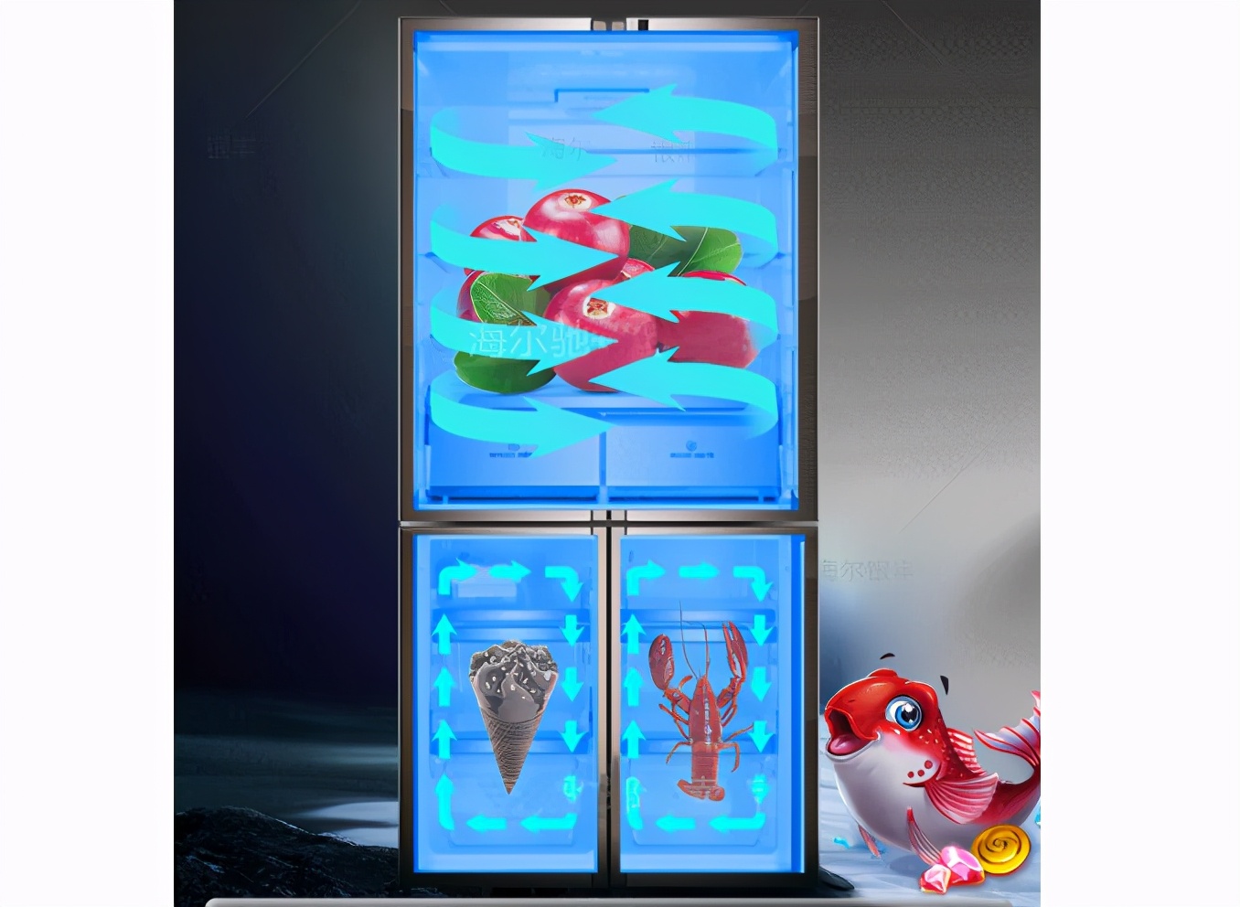 十字对开门冰箱尺寸一览表,美的十字对开门冰箱推荐