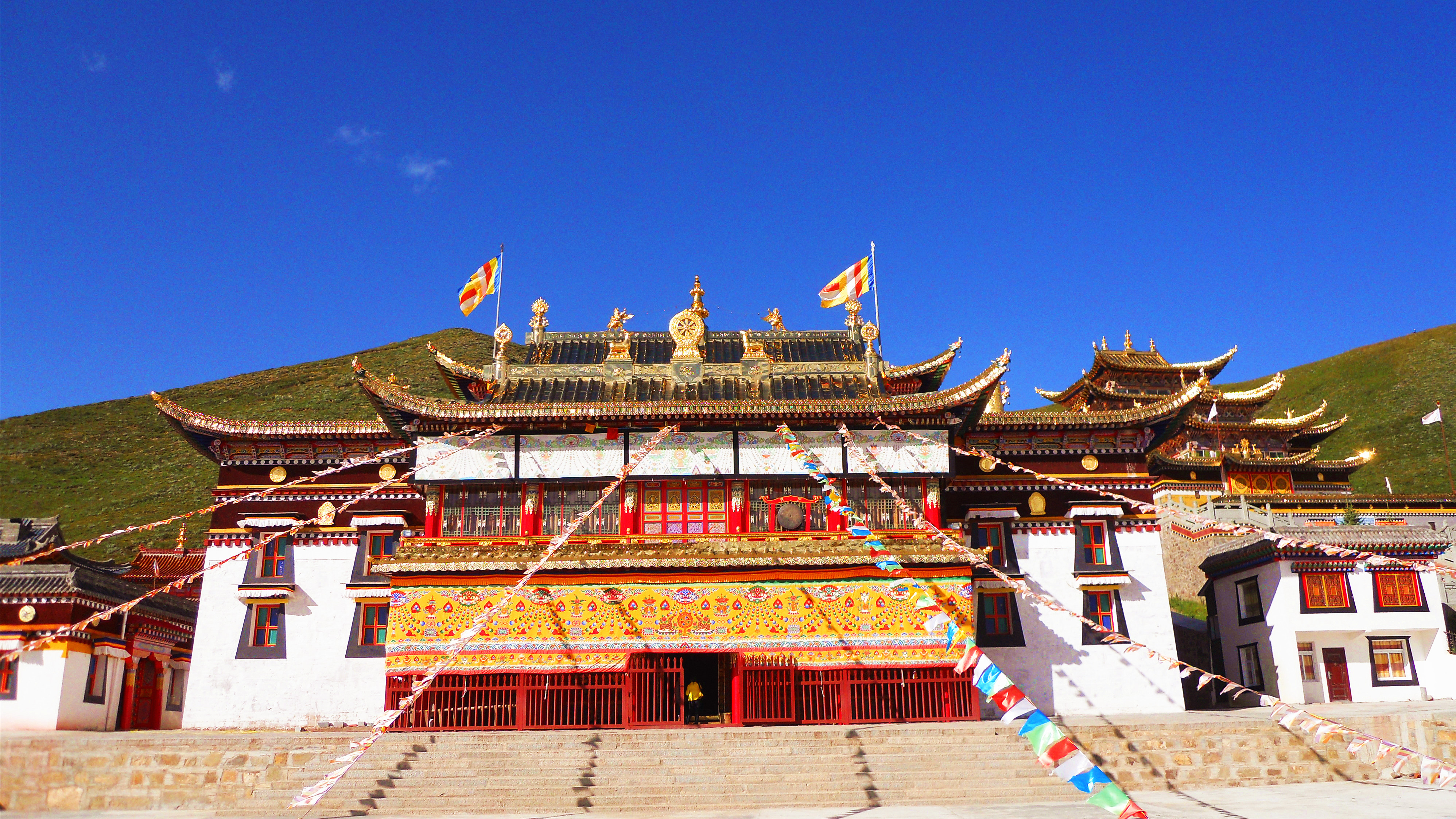 索克藏寺距离九曲黄河景区多远,藏传佛教不可思议的地方