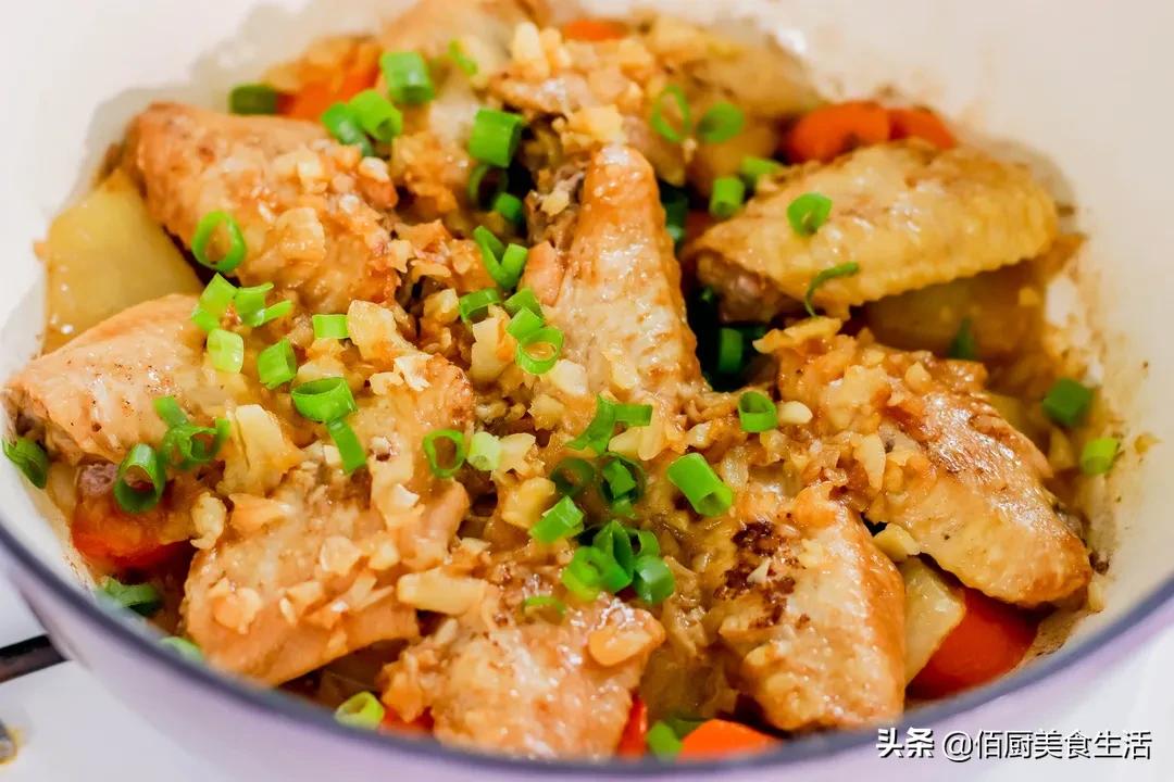 鲜椒蒜香翅的做法,广东鹅焖掌翅的做法大全