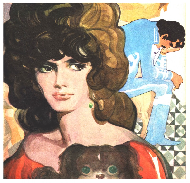 中国短篇连环画百部选欣赏(64)《一场赌博》高燕绘画