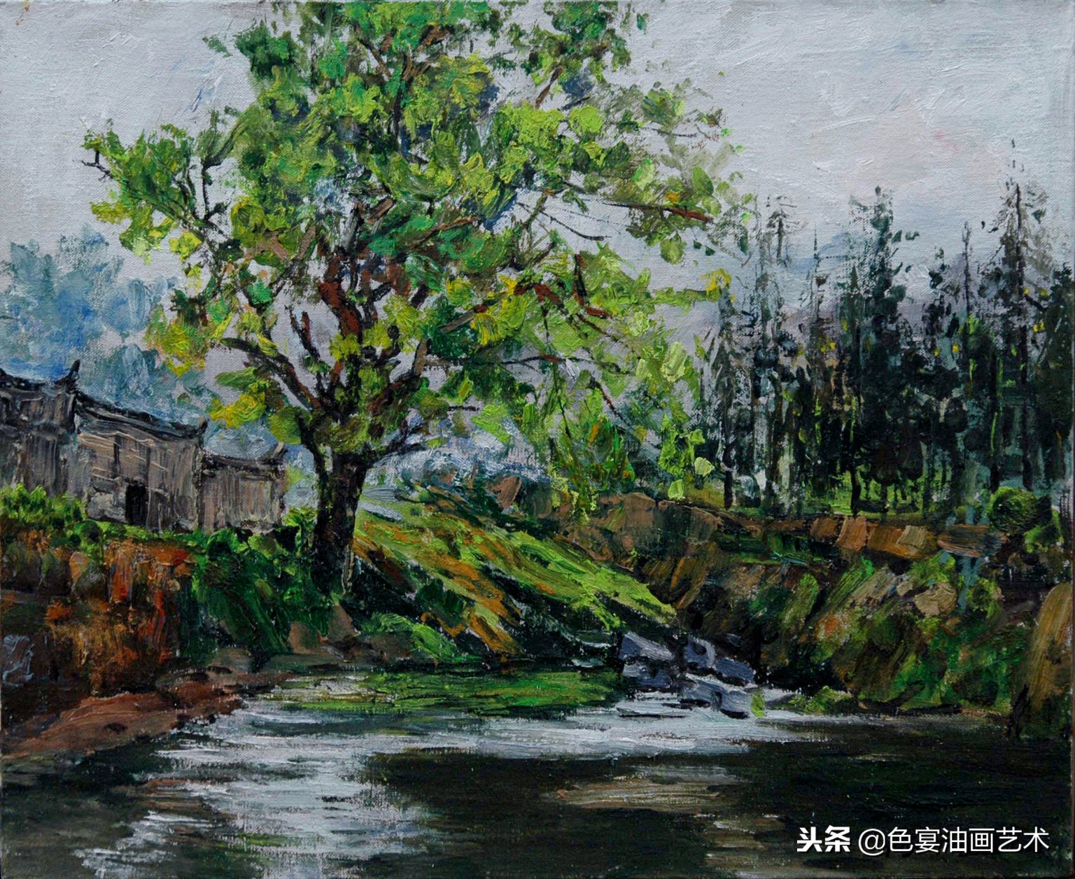 俄罗斯油画大师风景油画教程视频,油画大师油画风景创作教学视频