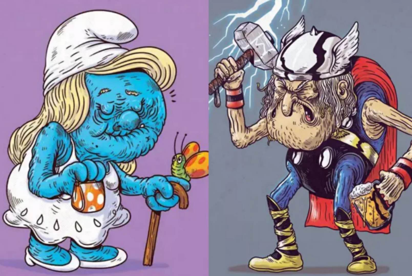 当马里奥变成超人,当动漫人物老去成了化石