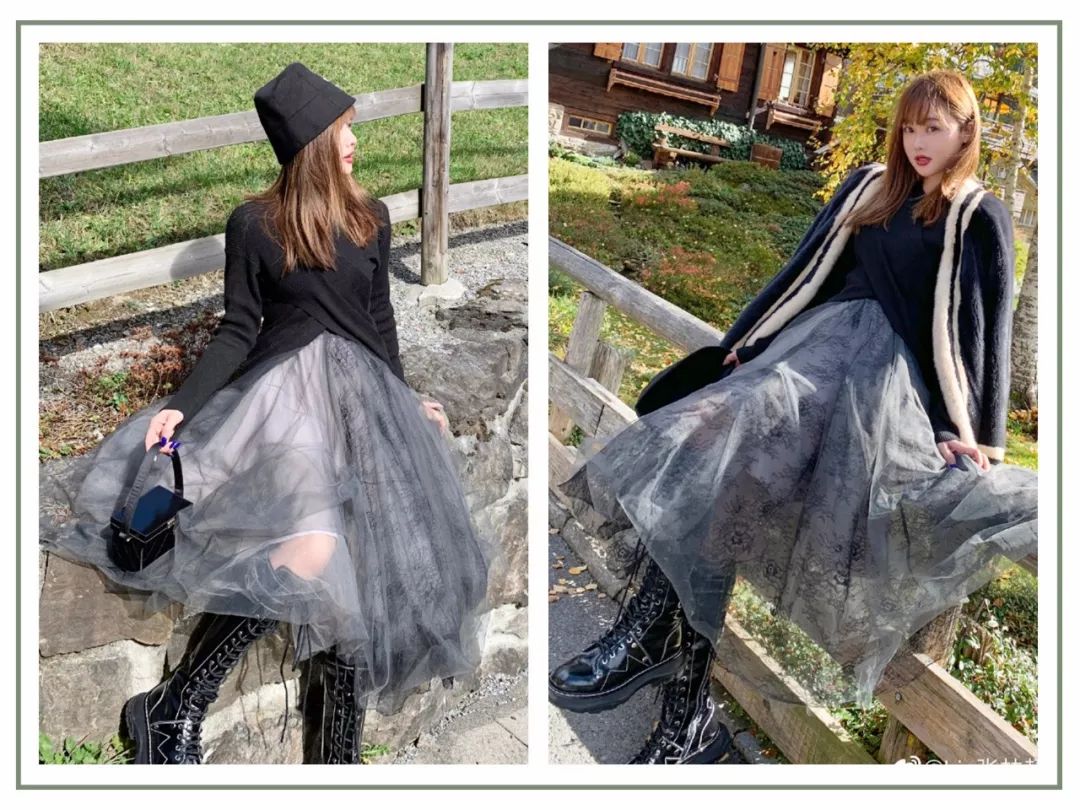 秋冬的裙子这样穿才好看,秋冬怎么穿裙子好看又不冷