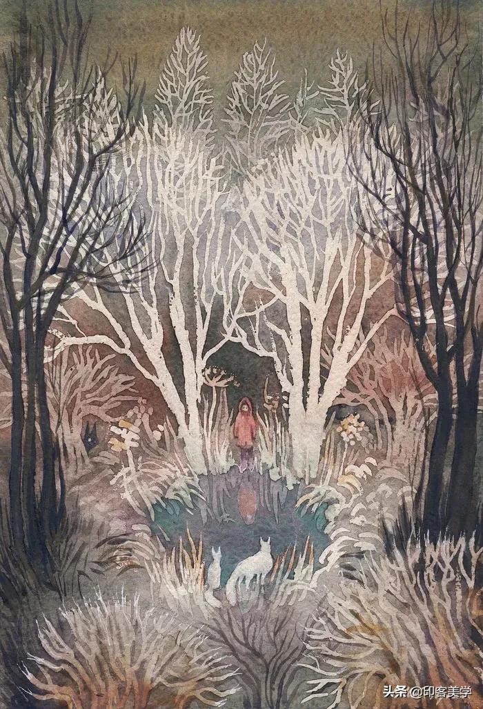 四季插画图片大全,100张唯美插画图