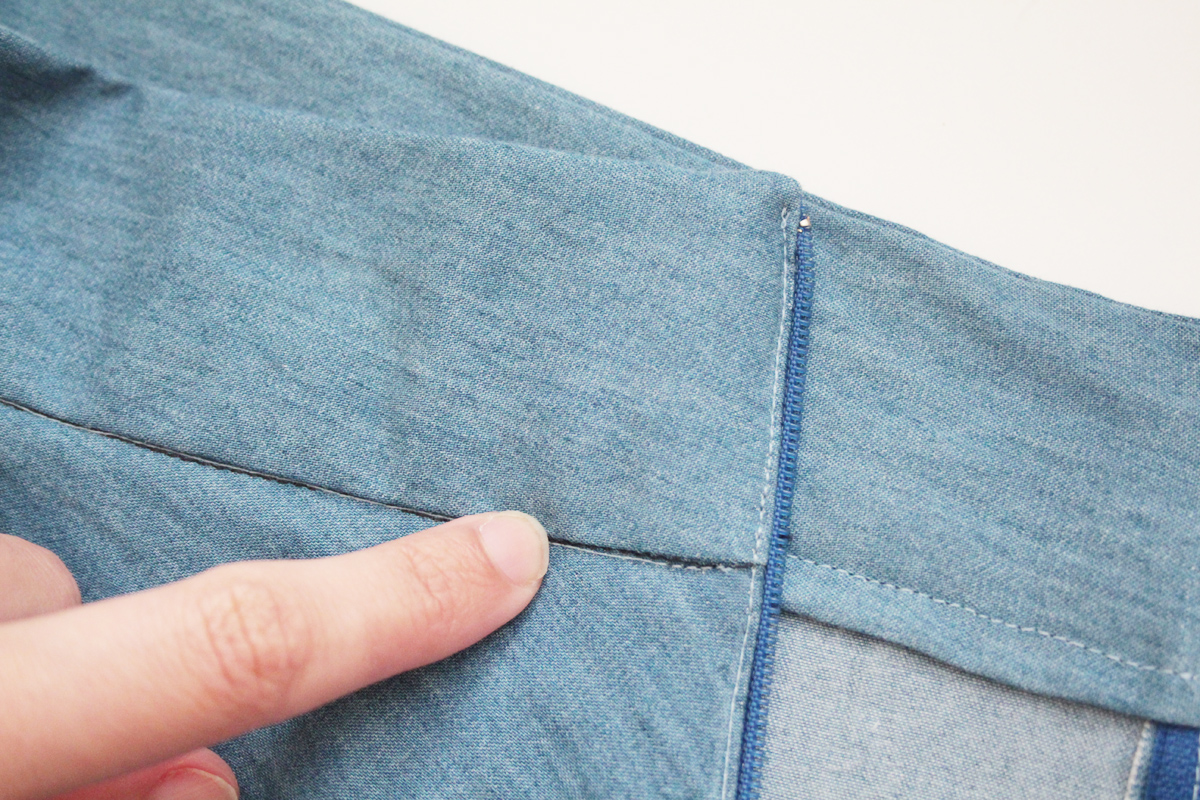 怎么把裙子后面的拉链改成绑带,裙子侧边怎么装拉链最简单方法