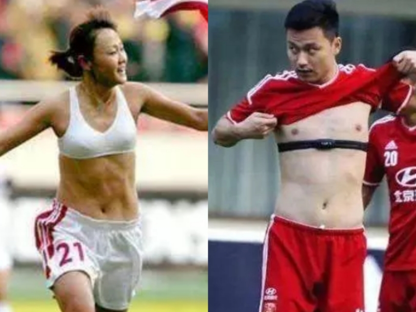 女足脱衣庆祝第一人,女足运动员脱衣庆祝