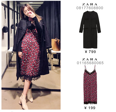 zara美到犯规的早春新款穿搭,zara穿搭黑色小香风