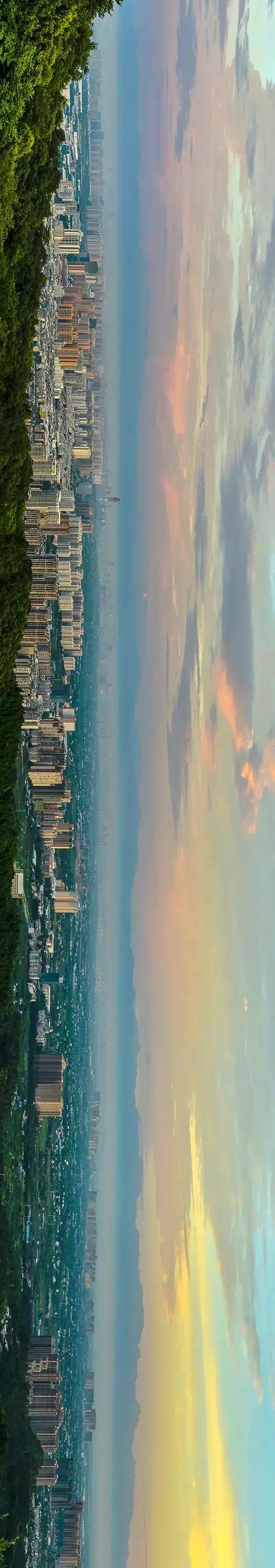 龙泉山山顶看美景,美丽的龙泉山