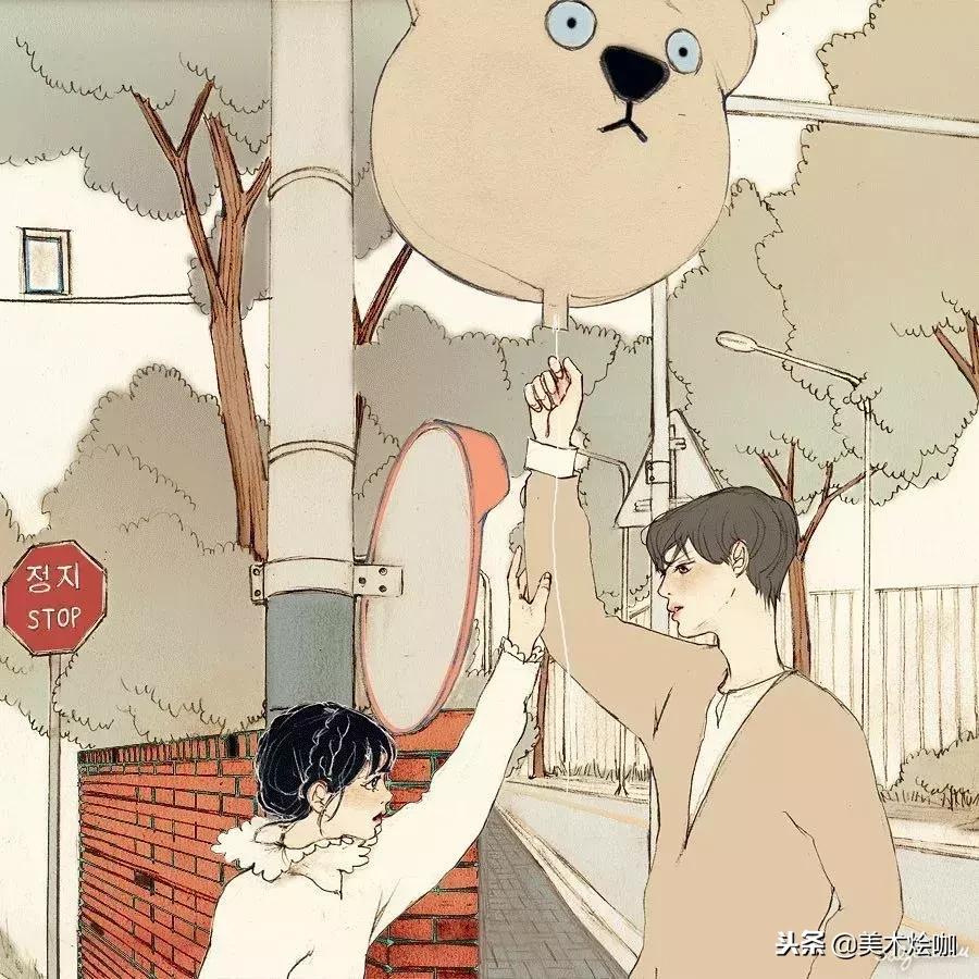 少女心爆棚的唯美插画,软萌插画清新少女心