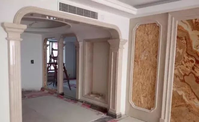 大理石垭口门套效果图大全,用印度红大理石做垭口门套如何