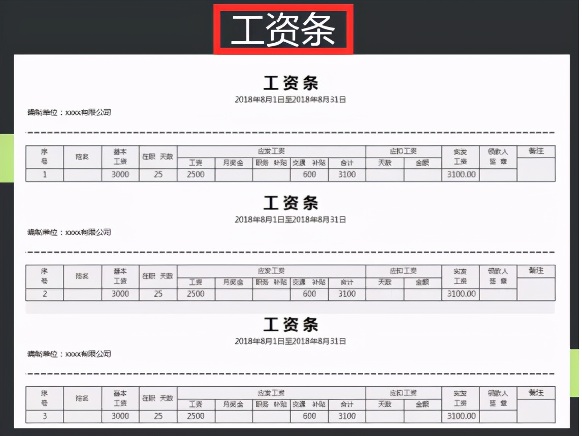 excel工资汇总表格操作大全,excel各种工资表实际操作