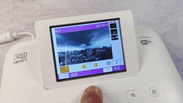 汉印cp4000小型照片打印机,汉印照片打印机cp4000插u盘