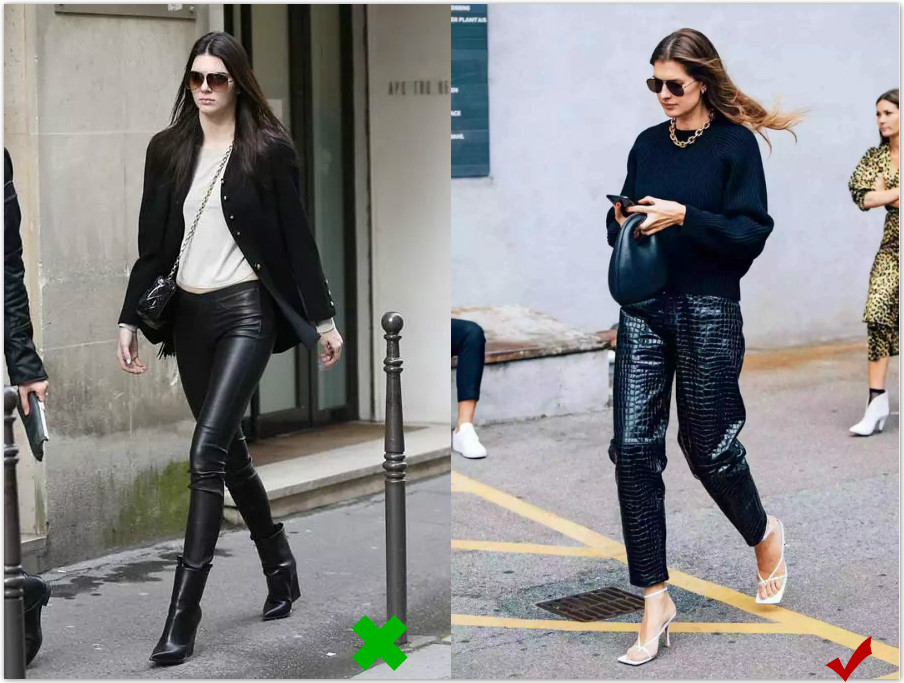 穿皮裤怎么搭配上衣相关视频,皮裤配什么鞋子比较好看