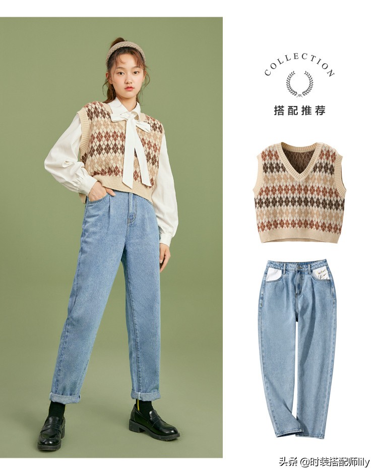 你的衣服有点结，画龙点睛之笔“仙女结”，美翻了整个秋季