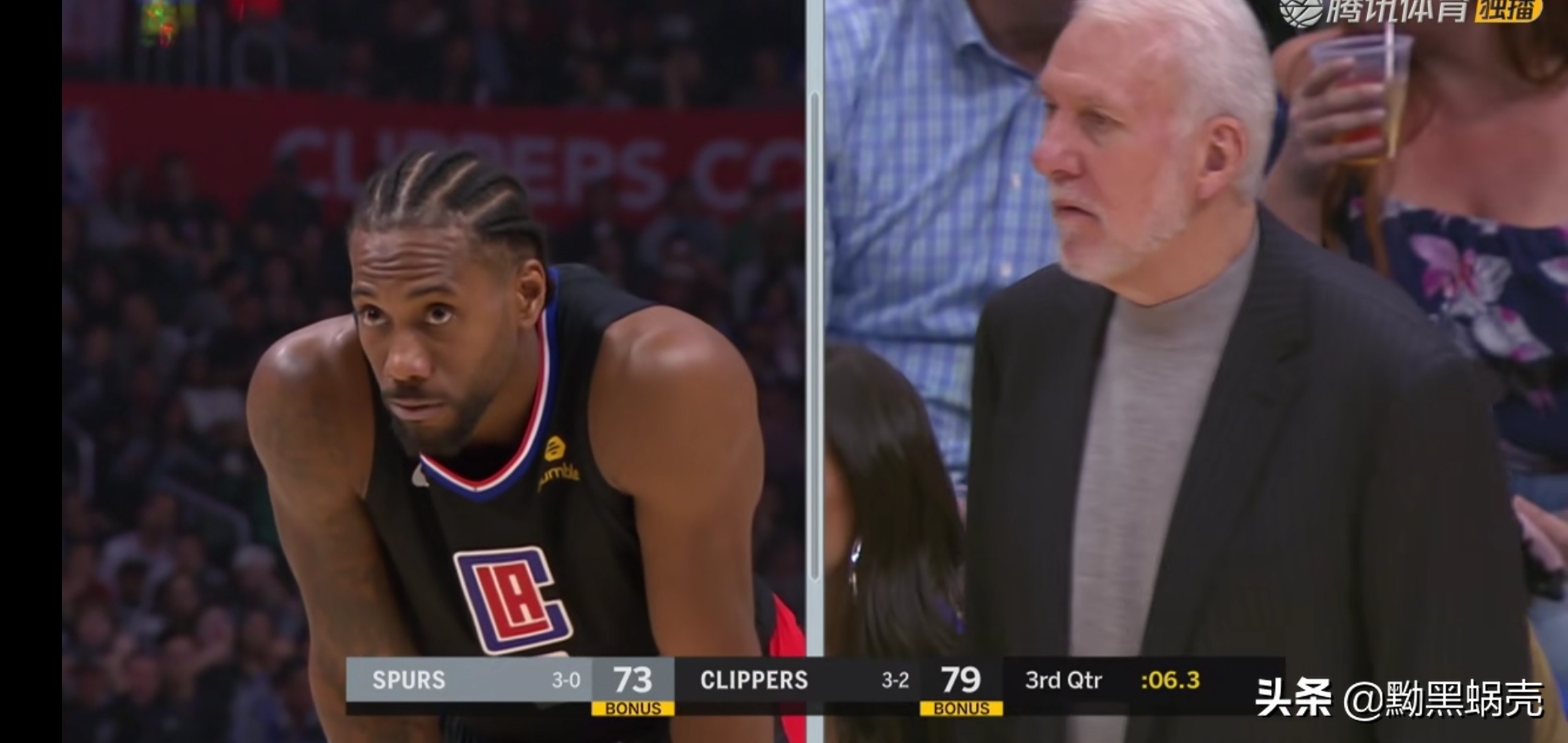 波波维奇谈伦纳德19年夺冠,小卡末节狂砍14分